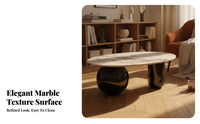 2 Pieces Light Luxury Two-Piece circular table Set Modern design Household Furniture Italian Inspired Space-Saving for Interior Designers, Apartment Dwellers, Homeowners, Living Room, Small Spaces, Hotel Lobby, Lounge Area