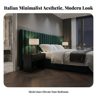 C-Shaped End Table Minimalist Design Nightstand Modern design aestheticSaving for Apartment Dwellers, Homeowners, Bedroom