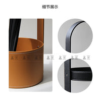 现代简约创意雨伞架皮伞桶售楼部样板房酒店入户门厅软装饰品摆件