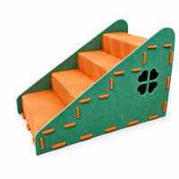 4-Step Pet Stairs Removable Dog Steps Washable for Bedside