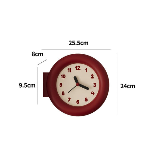 Corner Wall Timepiece Decorative Home Decor Easy to Install