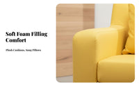 Upholstered Barrel Chair Light Luxury Home Seating Nordic design Minimalist Design for Business Owners, Homeowners, Hotel Lobby