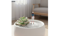 Female Figurine Hand-Painted Scale Model Figure Realistic Design Diorama People for Display