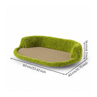 Elevated Pet Bed with Scratch Pad Long-Lasting for Living Room