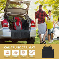 Waterproof Car Trunk Pet Mat for Dogs, SUV Universal, Breathable, Polyester