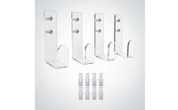 4 Pieces Vertical Championship Belt Display Rack Space-Saving Championship Belt Wall Mount Easy Install Professional for Bedroom