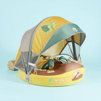 Infant Buoy Float with Sun Cover Portable Travel Design for Swimming, Toddlers
