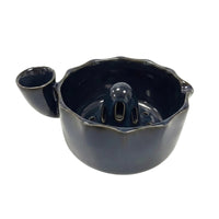Ceramic Colander with Pouring Cup Easy-Drain Fruit Washing Bowl