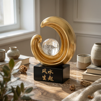 Feng Shui Ornament Light Luxury Feng Shui Statue Smooth Surface Decorative Desktop Ornament for Entryway
