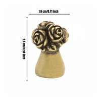 Floral Cluster Cabinet Knob Romantic Design Floral Cabinet Knob