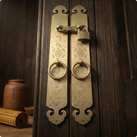 Antique-Style Door Pull Handles Flat Profile Round Handle Loop Handles Rustic
