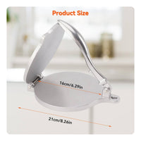Tortilla Press Heavy Duty Dumpling Wrapper Press Easy to Use for Home Cooks