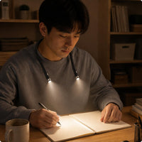 USB Rechargeable Neck Light Adjustable Lighting Lightweight for Study, Students