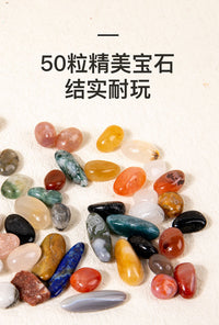 跨境 Mancala木制宝石棋颗粒仓益智玩具空间思维非洲棋桌面游戏棋