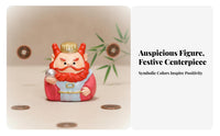 Cute Design Chinese Mythology Figure Polished Finish Resin Character Figurine for Office Workers, Desktop, Car Dashboard