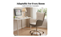 Armless Upholstered wheeled Chair Ergonomic spine support Support rotate Seat for Students