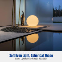 LED Globe Lawn Light, Colorful Outdoor Decorative Sphere, Remote Control, IP65 Waterproof, Multi-Scene Lighting