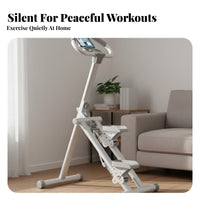 Low Effect Stair Stepper Machine Heavy-Duty Frame Cardio Stair Climber Quiet Operation Home Workout Climber Tablet Holder