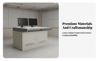 Console Desk Concealed Cable Management Control Room Workstation Modular Design Security S Desk for Dispatchers, IT Professionals