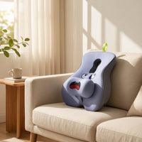 Ergonomic Support Pillow Contoured Back Cushion Pressure-Relieving Pillow Supportive for Office Workers