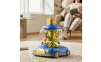 Sensory Push Toy Car with Beads Interactive Press and Rotate Toy Educational for Babies, Toddlers, Floor Play, Playroom
