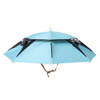 Handsunrestricted Umbrella Hat with Fan Cooling Solar Fan Hat Wide-Brim Breathable for Gardening