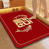 Diatom Mud Bath Mat fast-dry absorbent