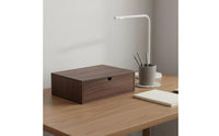 Desk Drawer Organizer Rustic Design Wood Storage Drawers Space-Saving for Office