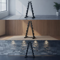 Triangular Dumbbell Rack Space Saving Dumbbell Rack Organized for Home Gym Owners