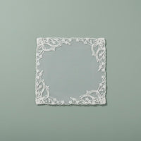 Embroidered Coaster Photo Prop Lace Coaster Mat High-Density Polyester