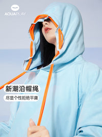 AQUAPLAY安泊来潜水斗篷游泳速干浴巾吸水成人健身运动吸水巾浴袍