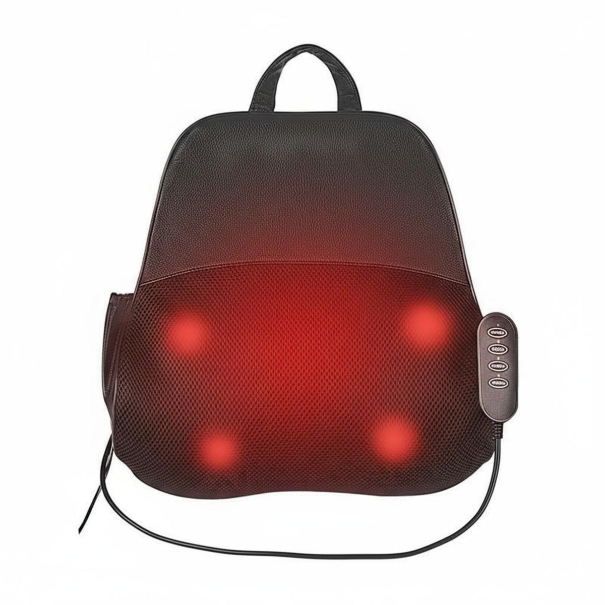 Multi-Part Use Electric Neck and Back Massager Heating Function Heated Massage Pillow Ergonomic Design Shiatsu Neck and Back Massager Adjustable Intensity for Drivers, Office Workers, Car, Travel