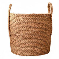 Woven Seagrass Planter Handmade Boho Decorative Basket Nordic Design for Balcony