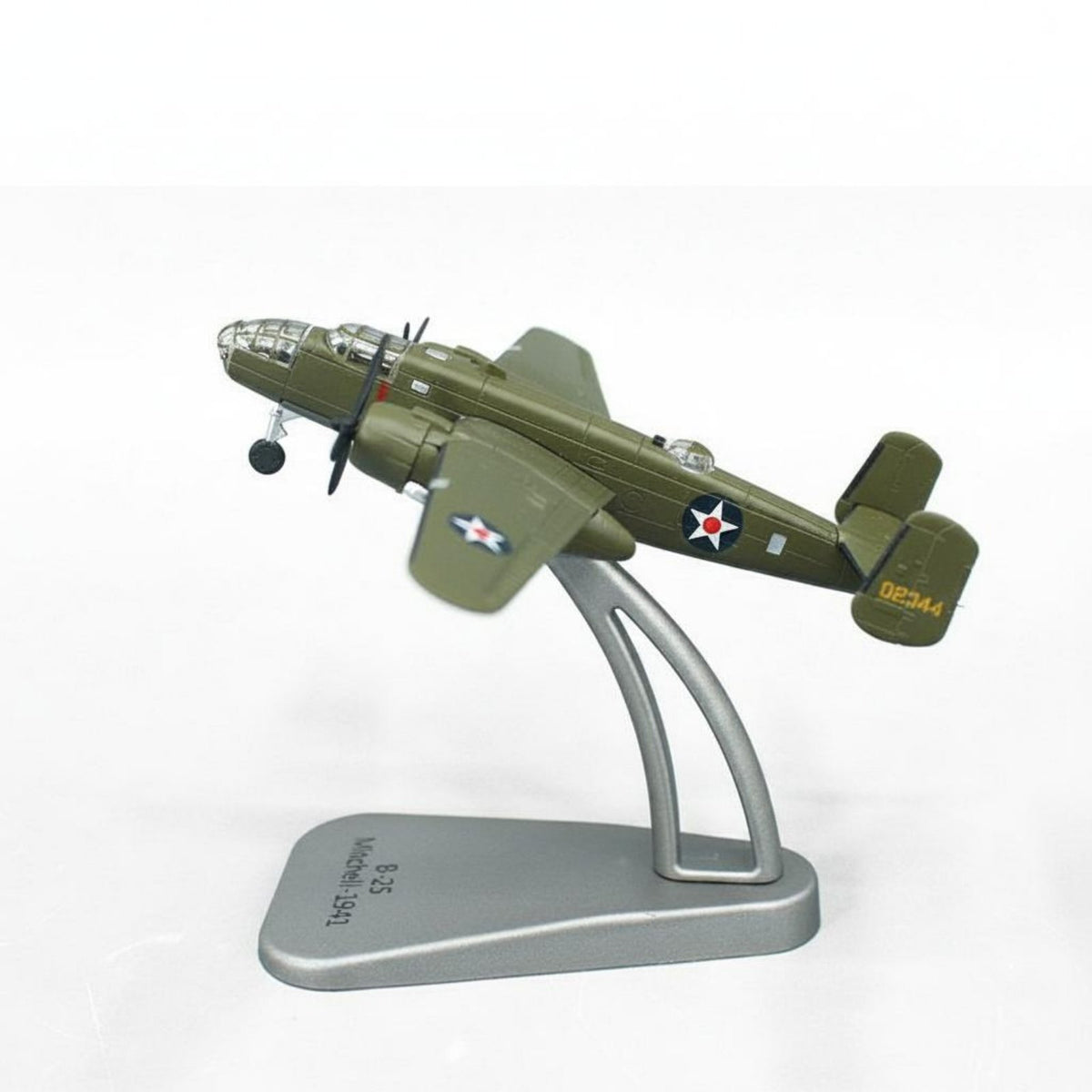 1:144 Scale B-25 Aircraft Collectible Item Alloy B-25 Legendary Aircraft