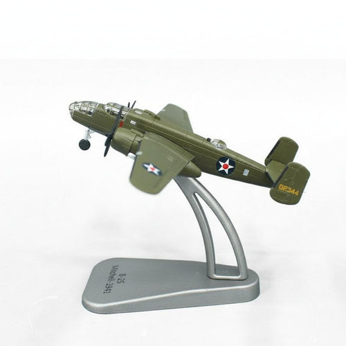 1:144 Scale B-25 Aircraft Collectible Item Alloy B-25 Legendary Aircraft