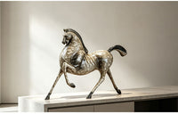 New Chinese Style Vintage Horse Figurine for Living Room, Study, Desktop, TV Cabinet, Office, Housewarming Decoration