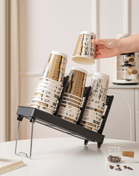 Disposable Cup Holder for Tabletop and Bar
