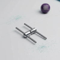Cue Tip Shaping Press Threaded Billiards Tool Cue Tip Accessory Polished Finish