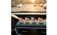 Car Dashboard Bobblehead Long-Lasting Shaking Head Car Ornament Easy to Clean