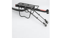 Quick Release Rear Bike Rack with Reflector Reflective Rear Bike Rack Sturdy Long-Lasting for Touring, Outdoor Cycling