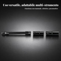 Adattatore da 1/2 Pollice Anti Caduta Adattatore a Impatto Flessibile Metallo