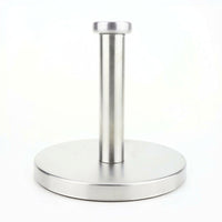 Table Metal Freestanding Dispensing Paper Towel Holder for Kitchen and Dining Room, Stainless Steel Roll for Families