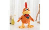 Chicken Toy with Bandana Electric Stuffed Chicken Interactive Cartoon-Style for Children, Playroom, Birthday Party