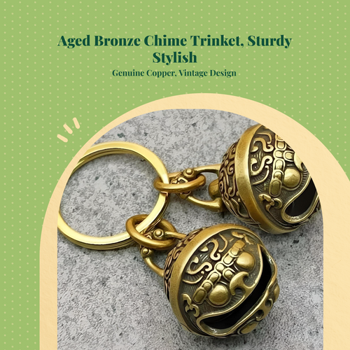 Copper Pet Bell, Leash & Collar Decoration, Anti-Loss, Metal