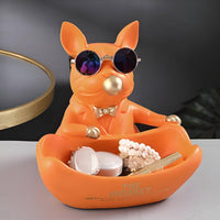 French Bulldog Key Holder Handmade Dog Key Holder Mess Organizer for Desk