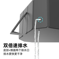 Household Children's No-Inflation Foldable Swimming Pool with Frame for Outdoor Use