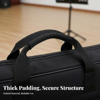 Long-Lasting Oxford Cloth Erhu Bag Adjustable Shoulder Strap Padded Erhu Carrying Case Portable for Travel