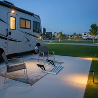 Manual RV Step Foldable Single Folding Motorhome Effortless Step to Operate Vehicle Accessory