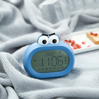 Big Mouth Alarm Clock USB Mini Rechargeable Bedside Glow Electronic Clock Student Children Creative Silent LED Digital Table Clock