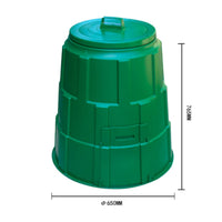 Outdoor Compost Bin with Lid Lidded Compost Bin Tapered Composter Compact for Homeowners